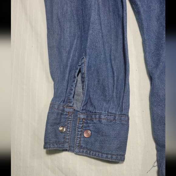 Me and You Jean Long Sleeve Top Size 1X - Picture 4 of 10